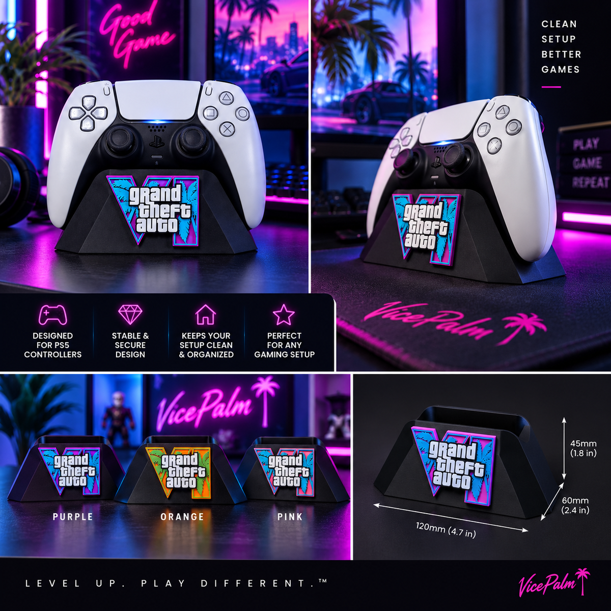 VicePalm™ PS5 Controller Holder