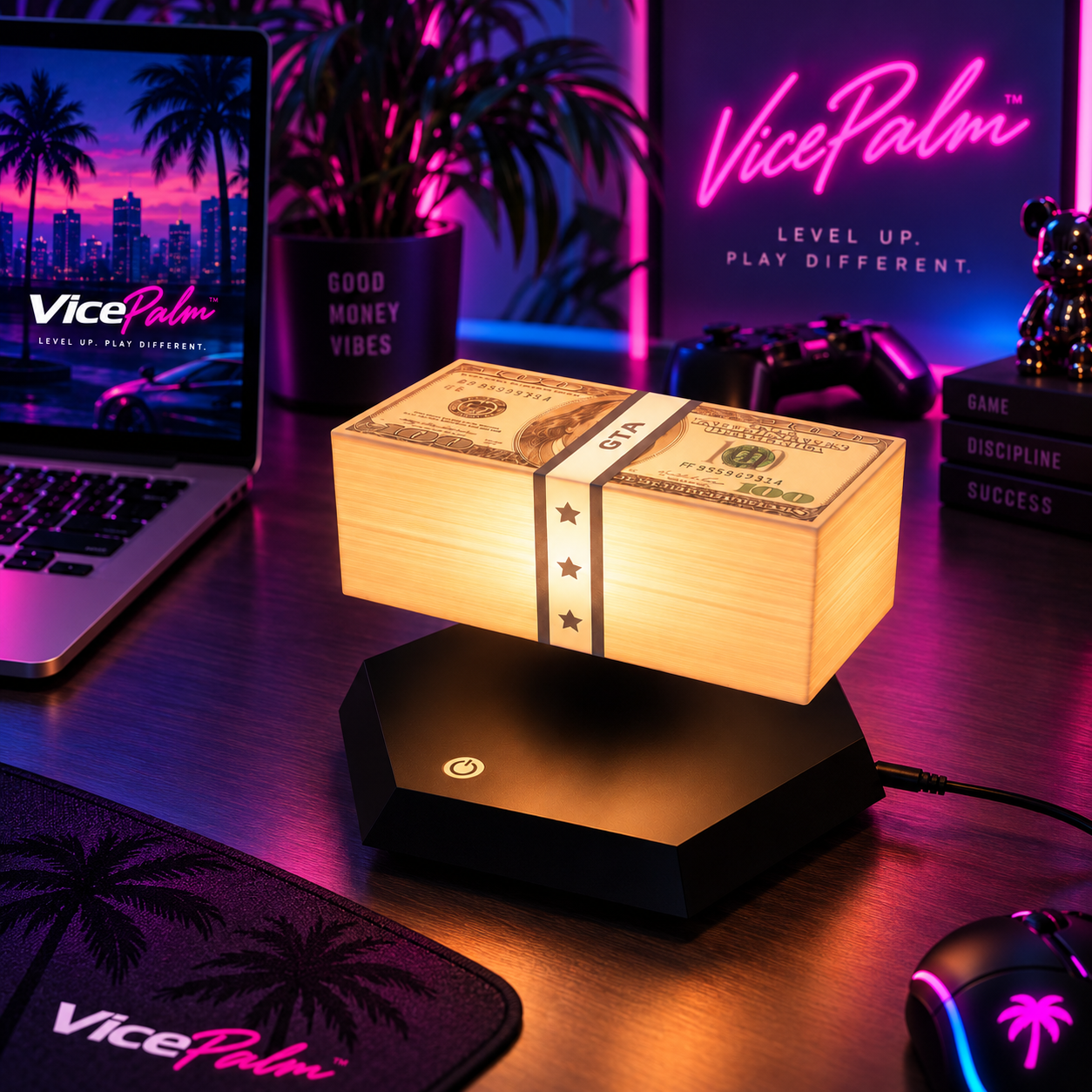 VicePalm™ Floating Money Lamp