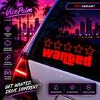 VicePalm™ Wanted Car Decal