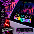 VicePalm™ Wanted Car Decal