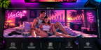 VicePalm™ Vice City Extended Gaming Mouse Pad