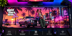 VicePalm™ Vice City Extended Gaming Mouse Pad