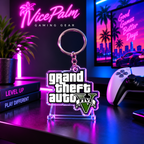VicePalm™ Neon Gaming Keychain