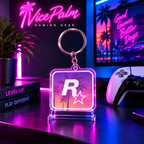 VicePalm™ Neon Gaming Keychain